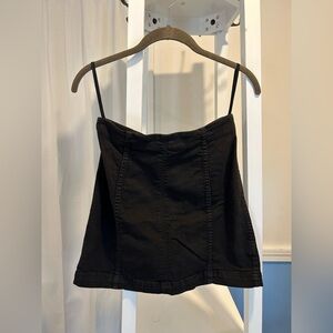 Free People black mini skirt